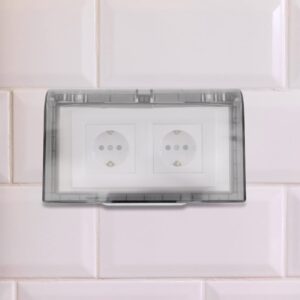 Outlet Safety Covers Outlet Cover safety outlet cover box socket cover box plastic outlet covers Proofing: Box Clear Wall Protector