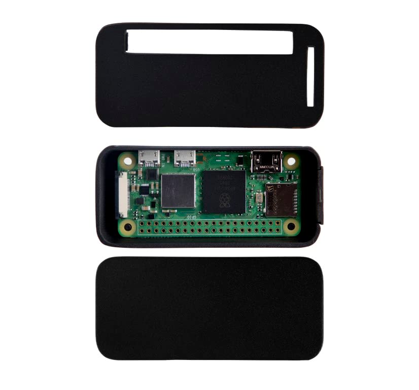 Vilros Multi Use Raspberry Pi Zero Compatible Passive Cooling Case (Black)