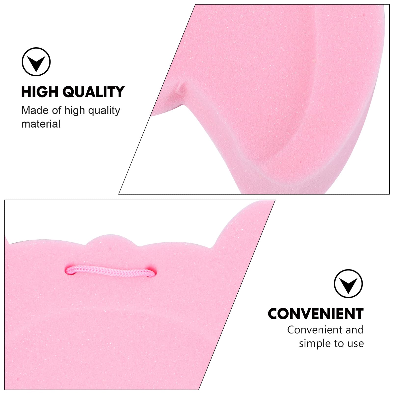 Beavorty Infant Sponge Cushion 2 Pcs Bath Mat Sponge Pp Infant Inflatable Cushion Infant Bath Sponge Pad