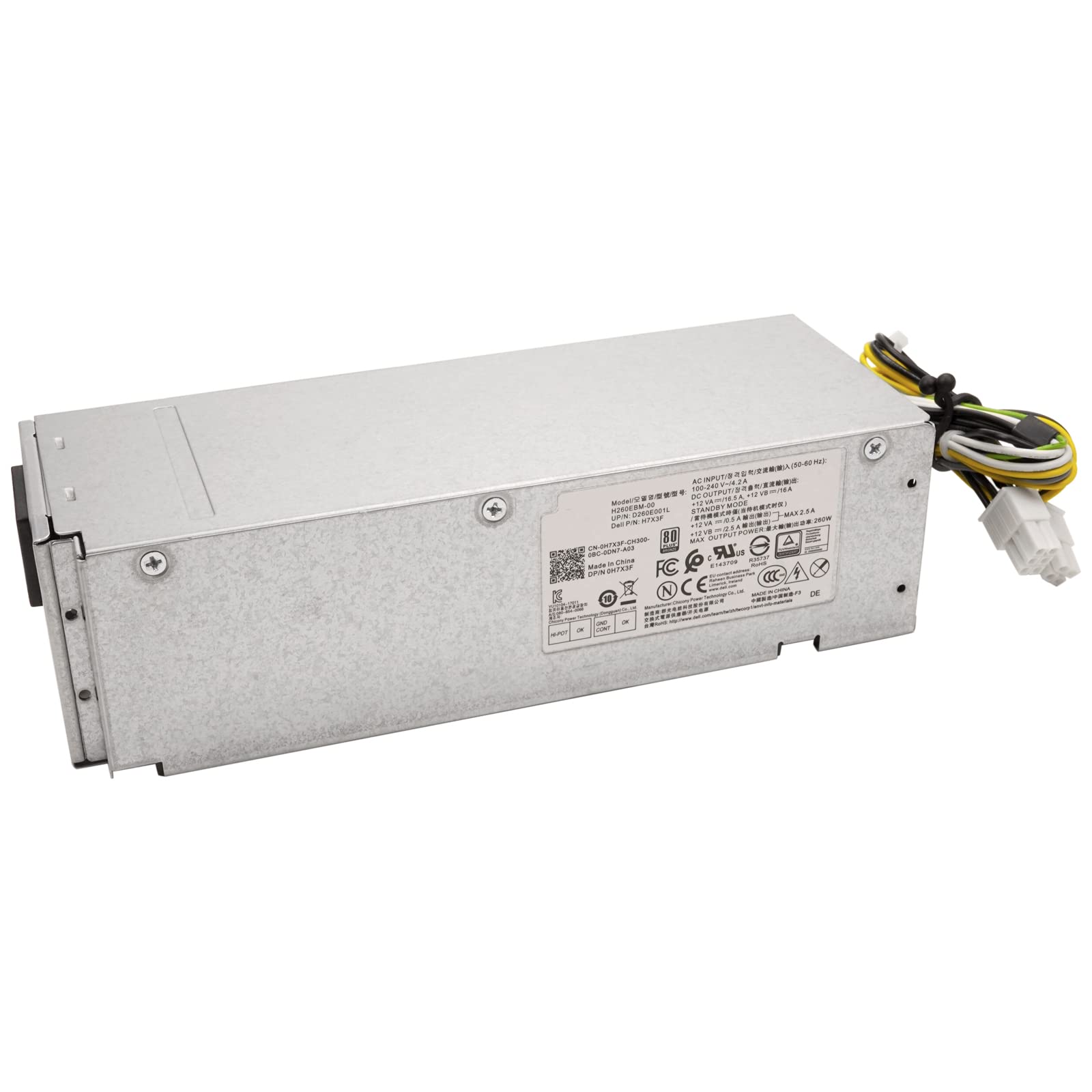 Power Supply Replacement for H260EBM-00 0H7X3F H7X3F Compatible with Dell Optiplex 3060 5060 7060 260W