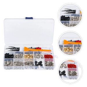 Mobestech Computer Screws Kit Tablet Holder Cable Ties 4pcs Computer Standoffs Spacer Motherboard standoffs Screws Assortment Kit Tablet Stand Cable Holder Computer Case Screws