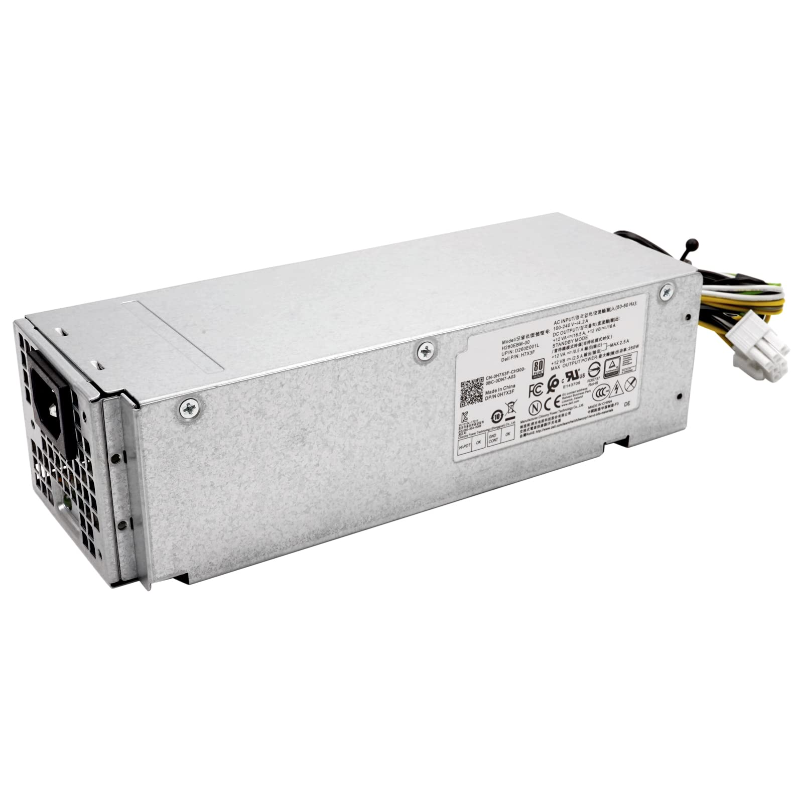 Power Supply Replacement for H260EBM-00 0H7X3F H7X3F Compatible with Dell Optiplex 3060 5060 7060 260W