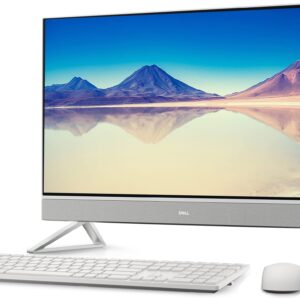 DELL Inspiron 7000 All-in-One Desktop, 27" FHD Touchscreen, 12th Gen Intel Core i7-1255U, GeForce MX550, 64GB RAM, 2TB SSD, Webcam, HDMI, RJ-45, Wireless Keyboard&Mouse, WiFi 6, Windows 11 Home, White