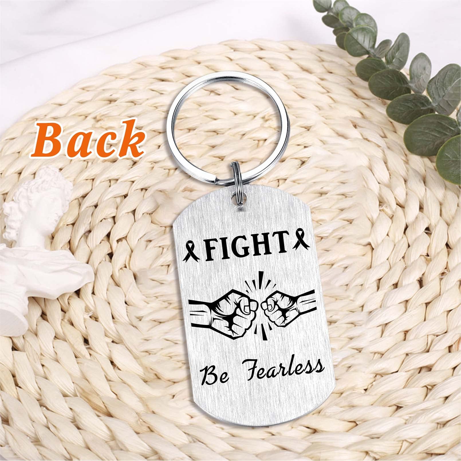 SOUSYOKYO Cancer Survivor Gifts for Women, Men Cancer Patient Keychain, Hospice Gifts for Patients, Hospital Comforting Gift for Patients Overcome Anxiety