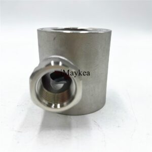 iMaykea 1/4", 3/8", 1/2", 1", 1.5", 2" NPT Thread Stainless Steel 304 Sight Glass Water Flow Indicator With Plastic Impeller (1/2" DN15)