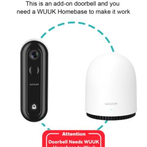 WUUK 2 Outdoor Camera Wireless and Doorbell Camera