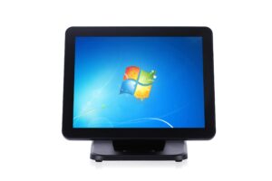 intouchpos 15.6 inch pos touchscreen monitor – all in one pos workstation pc with flat seamless design for restaurant, office, retail, super market, warehouse and more