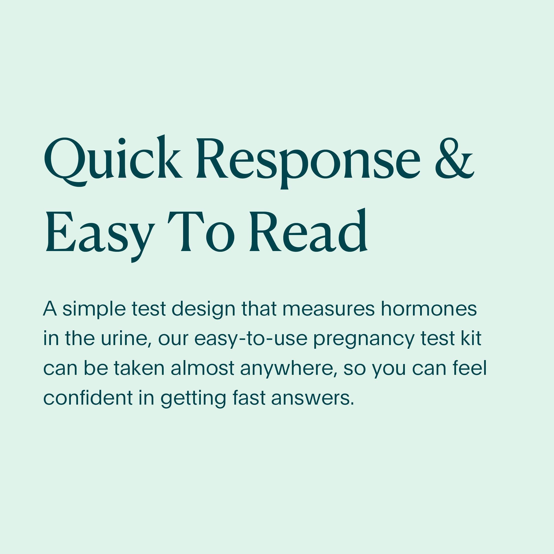 Natalist Pregnancy Tests Early Home Detection Kit for Women - Rapid Clear & Accurate Results Help Ease Your Mind up to 5 Days Before Expected Period - 2 Count (1)