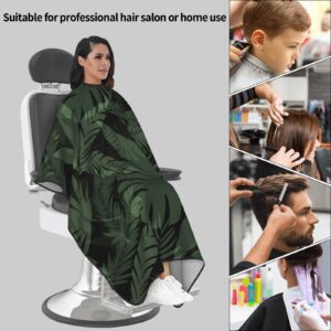 Custom Professional Salon Barber Cape Personalized Hair Cutting Cape with Closure Snap Customized Hairdressing Apron for Barbershop Home (55 x 66 inch)