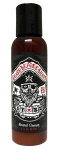 grave before shave beard cream 4 oz. bottle bay rum (bay rum/coconut)