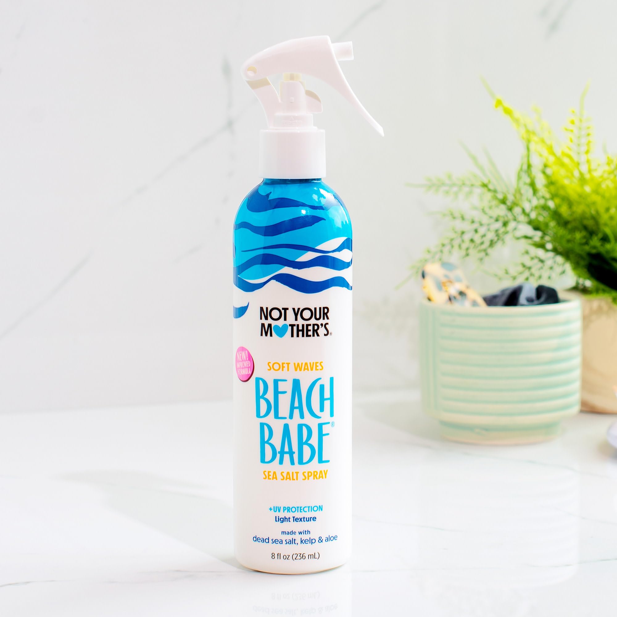 Not Your Mother's Beach Babe Sea Salt Spray (3-Pack) - 8 fl oz - Softening Formula for Effortlessly Soft, Tousled Waves