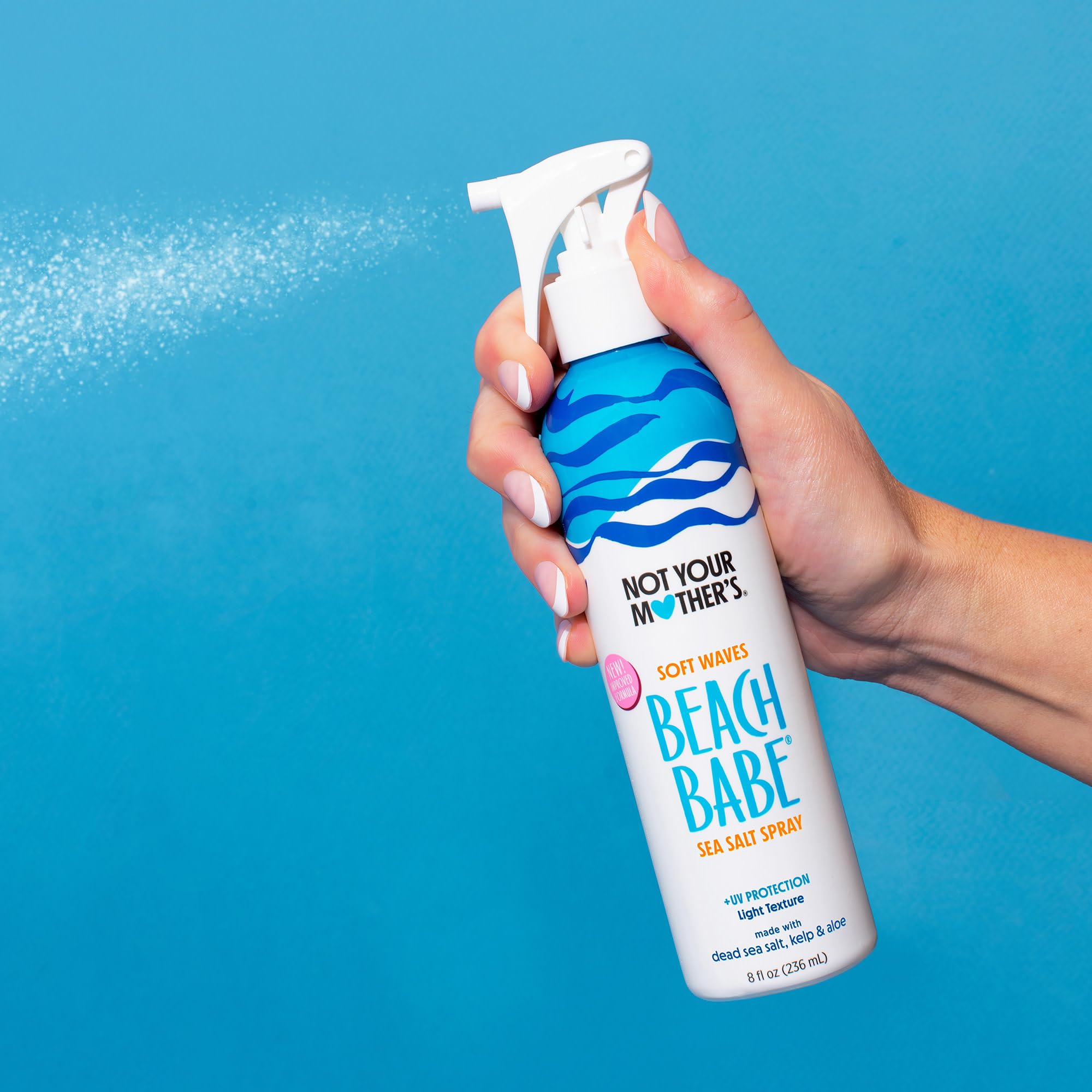 Not Your Mother's Beach Babe Sea Salt Spray (3-Pack) - 8 fl oz - Softening Formula for Effortlessly Soft, Tousled Waves