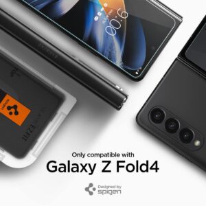 Spigen Tempered Glass Screen Protector [GlasTR EZ FIT] designed for Galaxy Z Fold 4 [2 Pack]