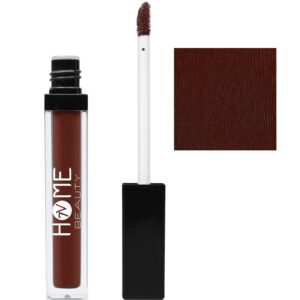 7v home beauty brown matte liquid lipstick, long lasting high pigmented non-stick waterproof brown lipstick (5ml, #234)