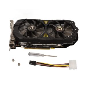 RX580 Graphics Card, 8G Gaming Graphics Card GDDR5 256bit Fan Support 3 Graphics Card with PCB Board,1244MHz/14000MHz Video Card, Gifts