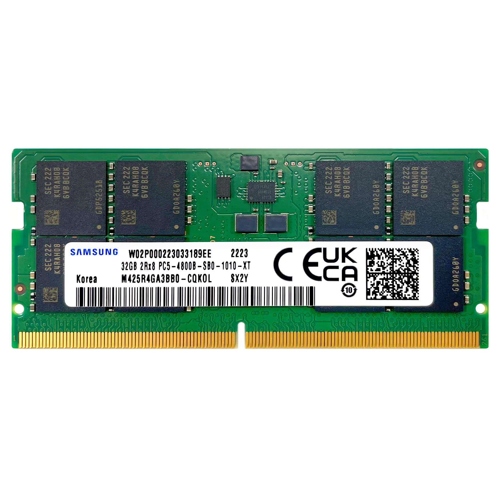 A-Tech 32GB DDR5 4800MHz PC5-38400 CL40 SODIMM 2Rx8 1.1V 262-Pin RAM Memory M425R4GA3BB0-CQK