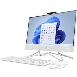 HP 21.5" All-in-One Desktop, Intel Pentium Silver J5040 Processor, Intel UHD Graphics 605, 4 GB RAM, 128 GB Storage, Windows 11 Home (22-dd0120, 2021) (Renewed)