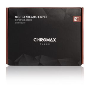 Noctua NM-AM5/4-MP83 chromax.Black,SecuFirm2 Mounting-Kit for AMD AM5 & AM4 (Black)