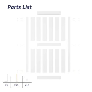 COSHOMER 42in x 84in White Sliding Barn Door, Solid Barn Door Slab Covered with Water-Proof PVC Surface, MDF, Easy Assembly, H-Frame