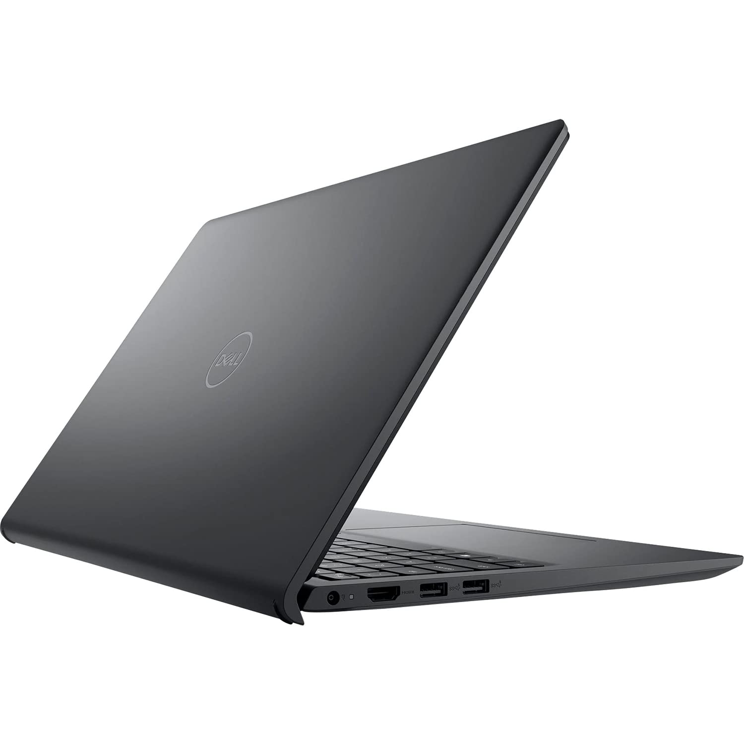 Dell Inspiron 3515 Laptop, 15.6" HD Screen, AMD Ryzen 5 3450U Processor, 16GB RAM, 512GB PCIe SSD, Webcam, SD Card Reader, HDMI, Wi-Fi, Windows 11 Home, Carbon Black