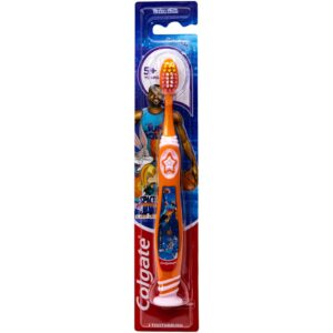 Colgate Space Jam Kids Toothbrush, with Suction Cup, 5+ Years, Extra Soft, (Colors Vary) - Pack of 2