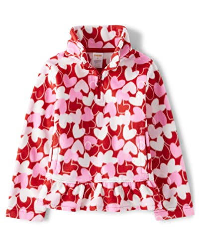 Gymboree Girls' and Toddler Long Sleeve Sweaters, Lots of Hearts, 7