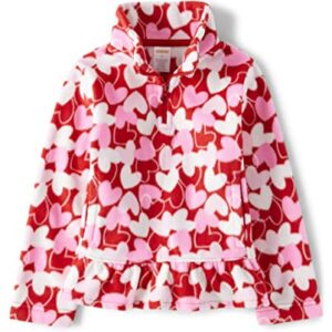 Gymboree Girls' and Toddler Long Sleeve Sweaters, Lots of Hearts, 7