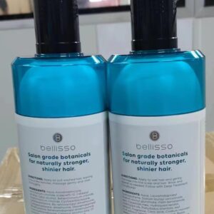 BELLISSO Biotin Shampoo and Conditioner Set and Biotin Heat Protectant Spray for Hair with Moroccan Argan Oil