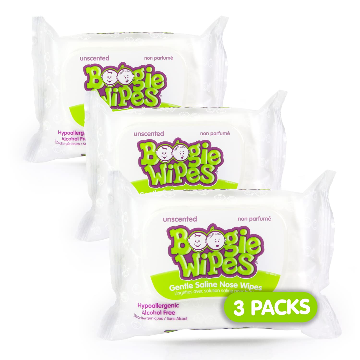 Boogie Wipes Gentle Wet Wipes for Baby and Kids, Made with Vitamin E, Aloe and Chamomile, Fresh and Unscented Wipes, 180 Count