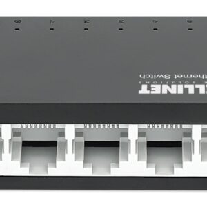 MANHATTAN Intellinet 5-Port Fast Ethernet Network Switch - Ethernet Splitter - Unmanaged | Plug & Plug| - for Computer Networking Hub, Desktop – 3 Mfg Yr Warranty – 561723