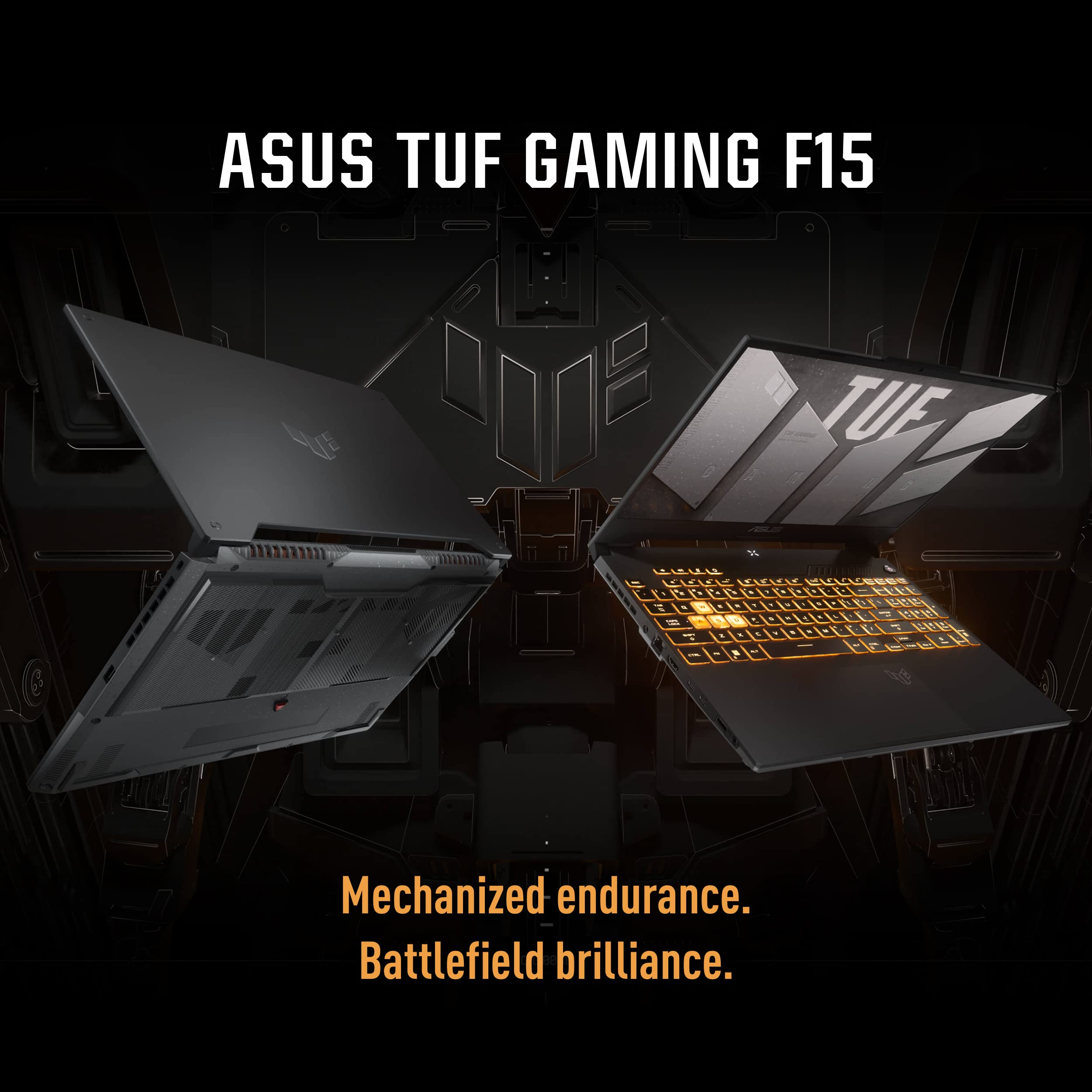 ASUS TUF Gaming F15 15.6-inch 144Hz Gaming Laptop, Intel Core i5-10300H, GeForce GTX 1650, 8GB DDR4 RAM, 512GB PCIe SSD, Wi-Fi 6, Windows 11 Home, FX506LH-AS51 (Renewed)