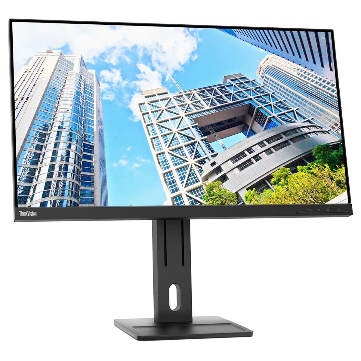 Lenovo ThinkVision E28u-20 28" Class 4K UHD LCD Monitor - 16:9 - Raven Black