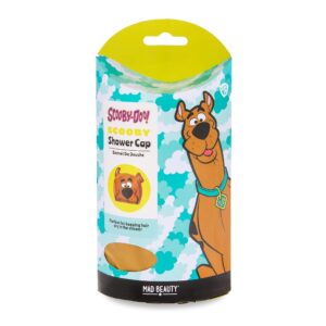 MAD BEAUTY Scooby-Doo Shower Cap, Warner Bros, Childhood Cartoons Throwback, For Delightful, Nostalgic Shower Time, Keeps Hair Dry in Bath or Shower