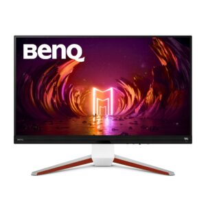 BenQ MOBIUZ EX3210U 32~'' 4K IPS Gaming Monitor, 144Hz 1ms, True 10-bit, HDMI 2.1 (48Gbps), 98% P3, 99% Adobe RGB, FreeSync, (Reed), White (Renewed)