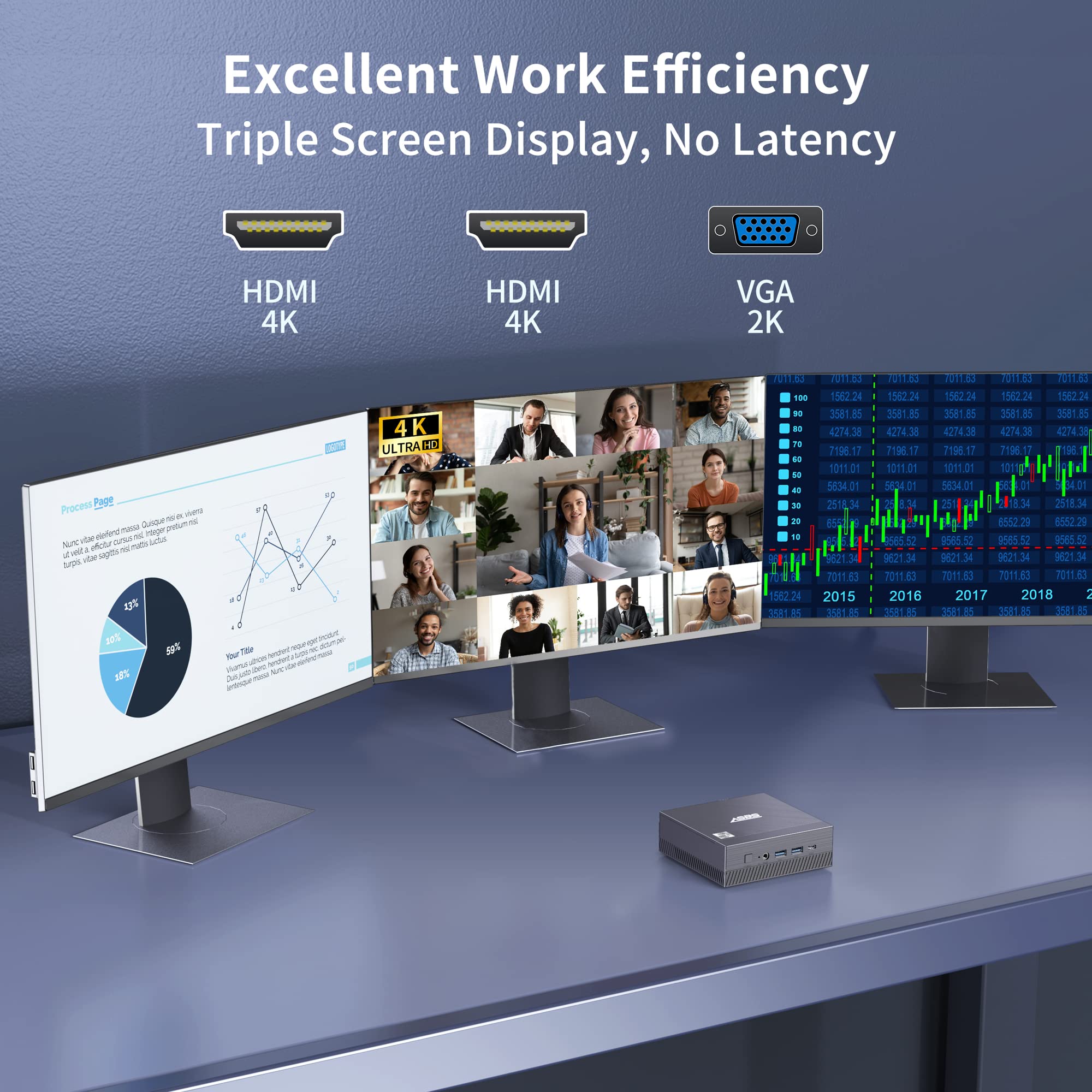 ASBS Mini PC, Intel i7-10810U(6 Cores, Turbo 4.9GHz),Mini Desktop Computer for Business,Gaming,16GB DDR4 512GB SSD(Max 64GB, 8TB),4K Triple Display,WiFi 6,BT5.2 for Office/Study/Home