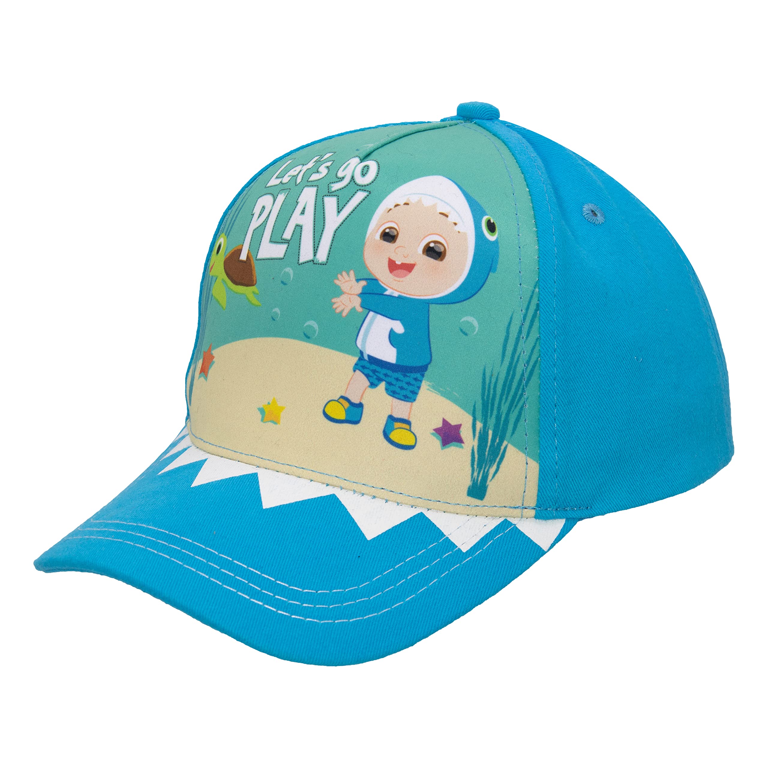 Cocomelon Toddler Hat, Cotton Baseball Hat with Cocomelon Designs, Adjustable & Lightweight Baseball Cap for Toddlers