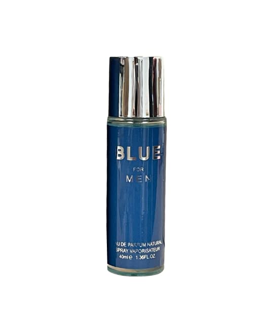 INSPIRE SCENTS Clashoky Blue For Men Eau De Toilette 3.4oz/100ml Cologne & Travel Spray Size 1.36 Fl oz/ 40ml (Pack of 2)