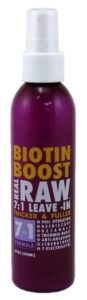 real raw leave-in biotin boost 7-in-1 thick & full 6 ounce (177ml) (pack of 3), 18.0 ounce