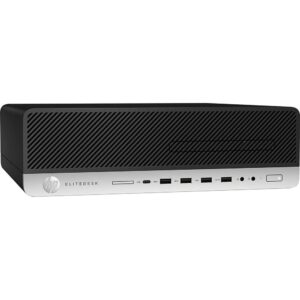 HP EliteDesk 800 G3 Small Form Factor Desktop Intel Core i7-7700 Quad-Core Processor 3.60GHz 16GB DDR4-2400 SDRAM Memory 512GB SSD - Black (Renewed)