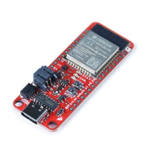 sparkfun thing plus - esp32 wroom (usb-c) - esp32-d0wdq6 chip integrated rgb status led operating voltage: 3.3v board dimensions: 2.3in x 1.0in x 0.5in