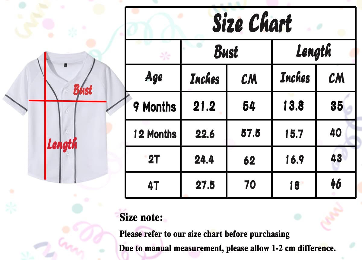 1st Birthday Baseball Shirt Baby Boy First Birthday Outfit Rookie of The One Year Old Clothes Short Button Tshirts (White 1,12 Months)