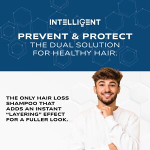 Intelligent Super Volumizing Hair Loss Shampoo - Strengthens Weakened Hair and Maximizes Volume | 10 fl oz (290 ml)