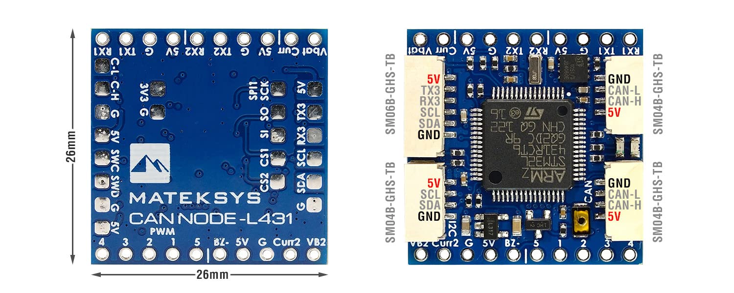 AP_PERIPH CAN Node L431 Board, Convert ArduPilot Supported GNSS, Compass, Barometer,Airspeed Sensor, and GPIO Based (PWM, Buzzer/LED notify) peripherals to DroneCAN Bus peripherals