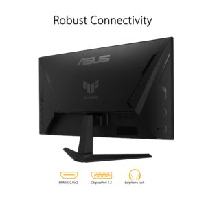 ASUS TUF Gaming 23.8” 1080P Monitor (VG249QM1A) - Full HD, Fast IPS, 270Hz, 1ms, Extreme Low Motion Blur, Speakers, 99% sRGB, G-Sync Compatible/FreeSync Premium, DisplayPort, HDMI,BLACK