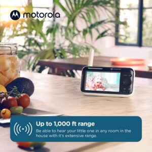 Motorola Nursery PIP1500 Video Baby Monitor - Includes Wall or Table Mount, 1000ft Range, Two-Way Audio, Room Temperature Monitoring