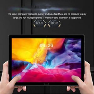 10.1 Inch Hd Tablet 8-core IPS High-Definition Screen WiFi Bluetooth Android5.1 Voice Call Game Learn Online Tablet Support Sim Communication Function (Blue)