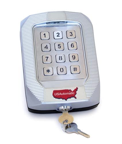 US Automatic 050551 Premium Wireless Keypad Rugged Die-Cast Locking Aluminum