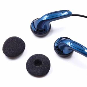 Saterkali Earbud Stable Transmission Anti-Winding Universal 3.5mm Mini Sports Gaming Earphone Phone Accessories Blue