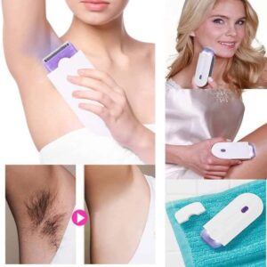 Focusothing Silky Smooth Hair Eraser,Laser Lhaver for Women, Painless Hair Removal,Light Technology Hair Remove,Silky Smooth Hair Eraser Laser,Apply to Any Part of The Body (1*Epilators)