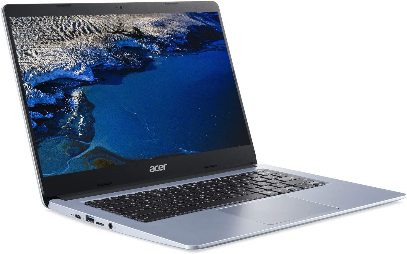 acer 2022 14" FHD IPS Chromebook, Intel Celeron Processor Up to 2.55 GHz, 4GB Ram, 32GB SSD, Ultra-Fast 6th Gen WiFi Speed, Chrome OS (Dale Silver) (Renewed)